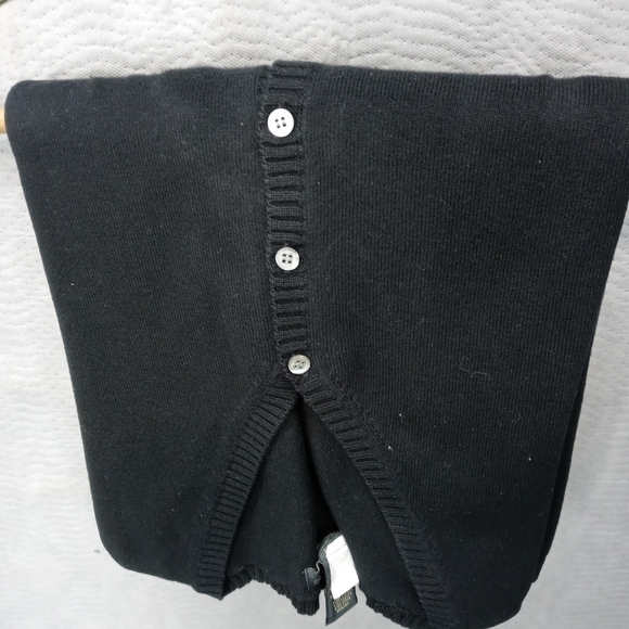 Banana Republic women's black long sleeve button f - Picture 4 of 10